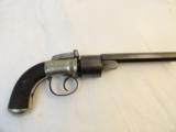 1840-50's Rare Bar Hammer Revolving Pistol - Belgium percussiion
- 9 of 15