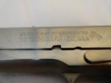 Near Mint Colt Model 1911 Nickel Series 70 .45 ACP with Ivory/Bone Grips - 3 of 11