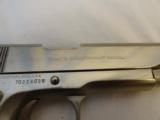 Near Mint Colt Model 1911 Nickel Series 70 .45 ACP with Ivory/Bone Grips - 4 of 11