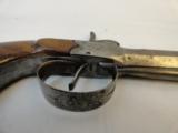 1840-50's Belgium Boot Pistol - Percussion_ attached Folding knife - 4 of 7