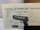 As New in Box Colt 1911 Pre Series 70 .45 made in 1968 - 11 of 12