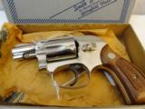 Scarce Smith & Wesson Model 38 Bodyguard Airweight in Nickel with box - 10 of 11