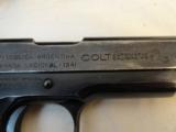 RareColt 1911-A1(1 of 500) 1941 Commercial Colt procued by Argentina Navy with Swartz safety - 5 of 11