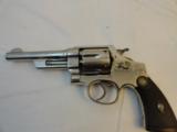 Pre War Hump Back Smith
& Wesson 38-44 Hand Ejector Nickel - 2 of 10