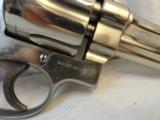 Pre War Hump Back Smith
& Wesson 38-44 Hand Ejector Nickel - 9 of 10