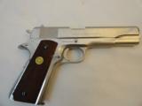 As New Colt 1911 Factory Nickel Series 70 .45 Automatic Pistol
(1974) - 2 of 10