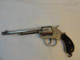 Lovely Colt Model 1878 nickel with 7 1/2 in .45 Colt (1884)- 2 of 7