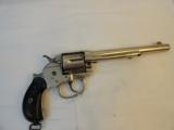 Lovely Colt Model 1878 nickel with 7 1/2 in .45 Colt (1884)- 1 of 7