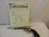 Gem Mint Colt SAA Frontier Six Shooter mfg. 1897Nickel - 1 of 13