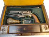 Incredible Colt 1848 Baby Dragoon Civil War Officers Field Desk Cased Set - Loaded
- 10 of 15