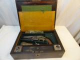 Incredible Colt 1848 Baby Dragoon Civil War Officers Field Desk Cased Set - Loaded
- 1 of 15