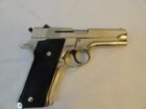 Minty Old School Smith & Wesson 1st Model 59 Nickel - 1 of 7
