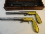 Fine Cased Pair of B.M.Bosworth Underhammer Pistols ca. 1850's - 2 of 7