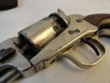 Fine and rare Factory Nickel Colt Model 1849 with Slim Jim Holster - 9 of 12