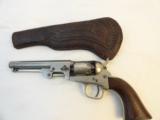 Fine and rare Factory Nickel Colt Model 1849 with Slim Jim Holster - 2 of 12