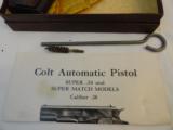 Almost Nfew in Box Colt 1911 38 Super Fat Barrel 1949 - 10 of 13