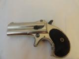 Beautiful Remington Type 2 Double Derringer .41 Nickel- Fire Blue Dealer Cased - 2 of 10