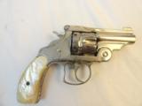 1880's Smith & Wesson Snub
Nose 44 Number 3 Double Action Cowboy Gamblers Rig - 2 of 10