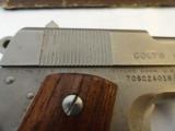 Boxed Colt Model 1911 Combat Commander Series 70 Electrolis Nickel - 4 of 12