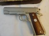 Boxed Colt Model 1911 Combat Commander Series 70 Electrolis Nickel - 2 of 12