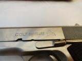 Beautiful Colt 1911 Factory Nickel Pre Series 70 in .38 Super Boxed - 4 of 9
