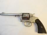 Pre War Colt Army Nickel .41 Colt Double Action - 1 of 11