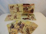 Set of (9) vintage Winchester Cardboard Advertising Cards - 1 of 3