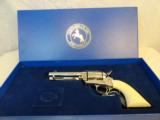 Boxed Colt SAA .45 Nickel Ivory - 1 of 9