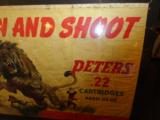 Fine 1940's Canvas Peters Dupont Advertising Banner - 3 of 5
