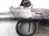 London marked Steel frame Flintlock pistol - 4 of 14