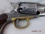 Engraved Uberti 1858 Remington w/ extra .45 LC cylinder - 12 of 15