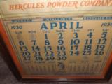 Framed Hercules Powder April 1930 Calender - 5 of 6