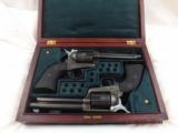 Cased set of 2 Second Gen SAA's owned by Famed Exibition Shooter Ernie Lind - 1 of 23
