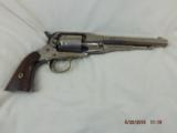 Rare Nickel plated Remington New Model Single Action Belt Revolver - 2 of 15