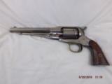 Rare Nickel plated Remington New Model Single Action Belt Revolver - 1 of 15