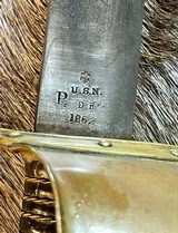 Ames Mfg. Co.1862 U.S.N.mark Navy Cutlass - 4 of 17