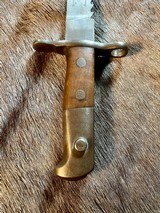 Swiss 1914 Schmidt Rubin Waffenfabrik Neuhausen saw back bayonet - 6 of 16