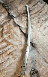 Ames MFG. Chicopee MASS. U.S. 1860 Cavalry Saber 1864 MM inspector mark