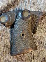 Pre-War Smith&Wesson gold logo N Frame Revolver original Grips - 4 of 11