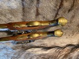 Pair of 1751 Danish Pattern heavy dragoon flintlock pistols - 12 of 20