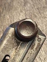 Original WW1 Imperial Wood Base Luger Magazine - 9mm - SN 5004 over e - 8 of 13