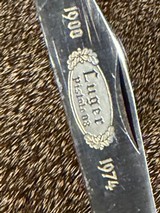 1900 Luger Pistole 08 1974 PUMA folding knife - 5 of 11