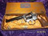 S&W pre-model 17 w/factory gold box- C&R eligible - 1 of 12