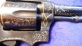 S&W 22/32 Engraved,gold inlaid,factory letter in display case - 13 of 13
