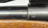 Winchester Model 70, 300 H&H magnum with threaded barrel and classic Redfield 1