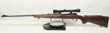 Winchester Model 70, 300 H&H magnum with threaded barrel and classic Redfield 1