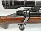 Winchester Model 70, 300 H&H magnum with threaded barrel and classic Redfield 1