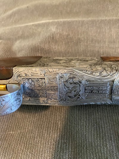 Browning Belgium superposed Diana grade over under12 ga - Image 7 of 15