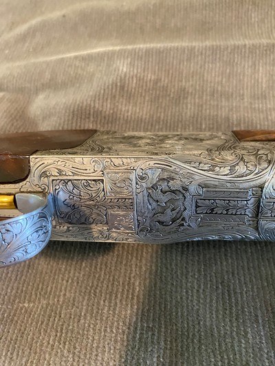 Browning Belgium superposed Diana grade over under12 ga - Image 7 of 15