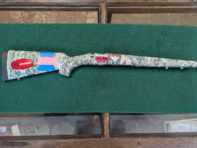 Savage short action digital camo accustock